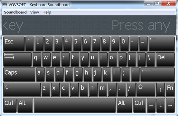 Vovsoft Keyboard Soundboard