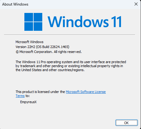 微软宣布Windows 11 Insider Preview Build 22621.1465/22624.1465推送了！