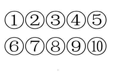 圆圈数字符号怎么打出来？数字序号带圈1到100输入教程